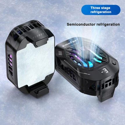 Lz-f25 Backclip Original Mobile Cooler Magnetic Phone Cooler Fan With Rgb Lights Mobile Cooler For Gaming